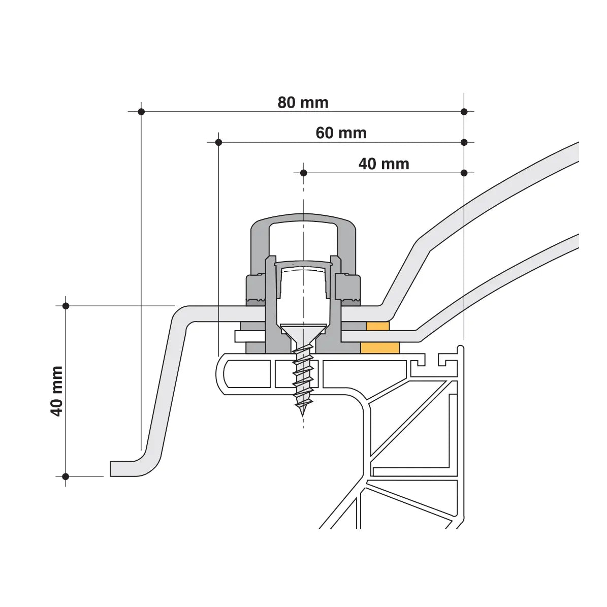 Lichtkoepel Megalux rond