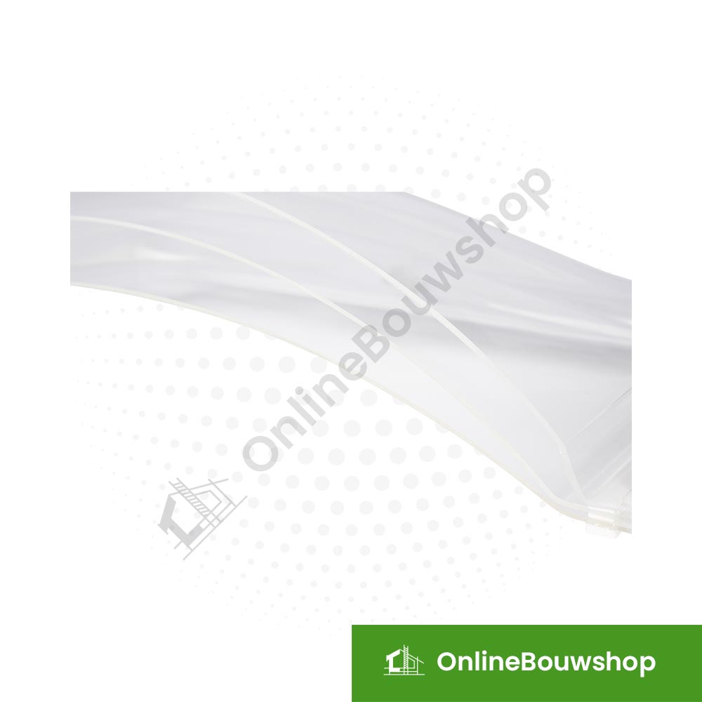 Lichtkoepel met rechte opstand (rechthoekig set)