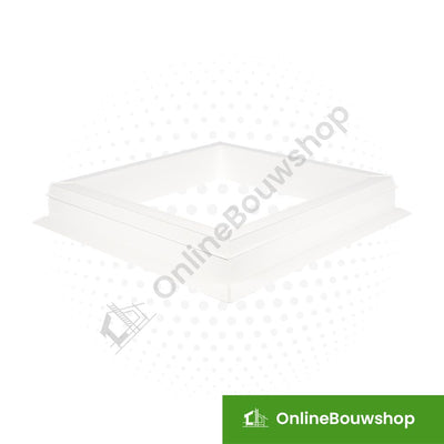 Lichtkoepel piramide met rechte opstand (set)